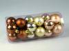 Weihnachtsschmuck Ø40mm Plast 24Stck