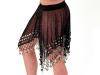 Shakira Chiffonrock mit Perlen