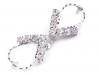 Klammer aus Strass 15x40mm