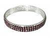 Armband aus Strass Ø65mm 3-reihig
