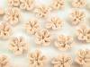 Blume FIMO einfarbig  Ø 15mm ca  100Stck