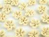 Blume FIMO einfarbig  Ø 15mm ca  10Stck
