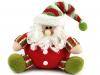 Nikolaus und Schneemann Figuren 18cm sitzend