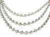 Gürtel Strass Breite 1cm Länge 120cm  3-reihig