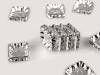 Chatton 10x10mm Rechteck