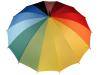 Regenschirm für Damen mit Stock automatik REGENBOGEN ZZ