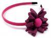 Haarreifen aus Kunststoff mit Blume