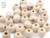 Perlen aus Holz Ø10mm Verpackung 500g