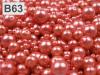 Perlen mit Wachsantstrich  MIX Größen:  Ø4-10mm 500g aus Glas