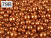 Perlen mit Wachsantstrich  MIX Größen:  Ø4-10mm 500g aus Glas