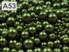 Perlen mit Wachsantstrich  MIX Größen:  Ø4-10mm 500g aus Glas