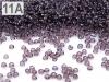 Rocail - Glasperlen einfarbig TRANSPARENT 3mm Packung mit 450g