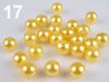 Perlen GLANCE aus Kunststoff Murmel  Ø10mm  10g gewachst