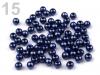 Perlen GLANCE aus Kunststoff Blume  Ø4mm  10g gewachst