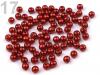 Perlen GLANCE aus Kunststoff Blume  Ø4mm  10g gewachst