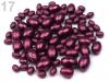 Wachsperlen gerippt Olive 100g  MIX
