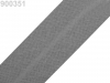 Schrägband Baumwolle Breite 30mm verbügelt TSCHECHISCHE HERSTELLUNG