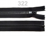 Reißverschluss aus Kunststoff 5mm,trennbar 30cm (für Jacken)