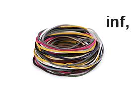 Künstliche Lederstreifen Breite 3 mm