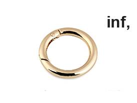 Karabiner Ring für Handtaschen / Schlüssel Ø25 mm