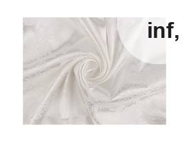 Satin/Seidenimitat mit Blumenmuster