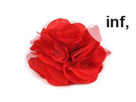 Brosche / Verzierung Rose Ø9 cm 