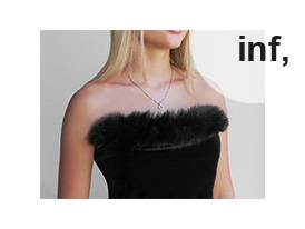 Kleidungs-/Dekofell zum Einnähen rund, Breite 7 cm