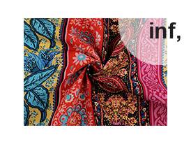 Baumwollstoff/Leinwand mit lockerer Bindung orientalisch