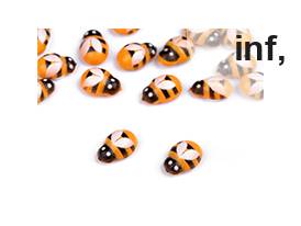 Selbstklebende Holzbiene