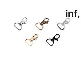 Metall-Drehkarabiner, Durchzug 18 mm