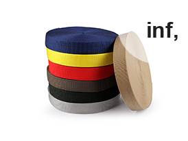 Gurtband aus Polypropylen, Breite 38 mm, Dicke 2 mm