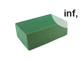 Nasssteckmasse Florex, 7 x 10 x 20 cm, Ziegel