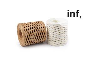 Raffia-Bast natürlich zum Flechten von Taschen, Breite 5–8 mm