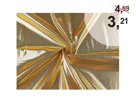 Stretch-Strickstoff mit Metallic-Effekt