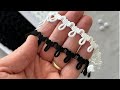 Borte mit elastischen Ösen für Knöpfe/Schlingenband, Breite 15 mm