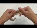 Kleidungs-/Dekofell zum Einnähen rund, Breite 1,5 cm