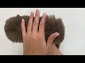 Kleidungs-/Dekofell zum Aufnähen flach, geschnitten, Breite 5 cm