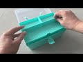 Sortierbox / Kofferchen aus Kunststoff