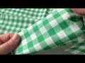 Baumwollstoff/Leinen Kanafas größer Würfel/Karo