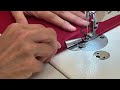 Einfasser für Industrienähmaschinen zum Einfassen und Kantensteppen