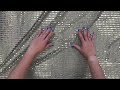 Strickstoff mit Pailletten, Ø 7 mm