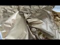 Gesteppter Raschelstoff gefüttert