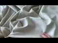 Leinenstoff mit Naturfaseranteil für Bekleidung
