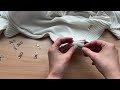 Ersatz-/Reparatur-Reißverschlussschieber aufklappbar